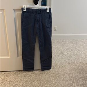 Dark blue/light navy Crewcuts boys pants size 10 slim